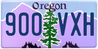 OR license plate 900VXH