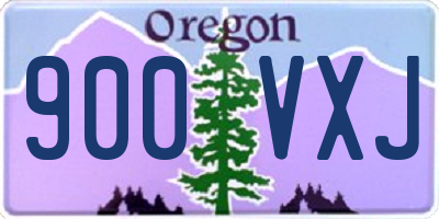OR license plate 900VXJ