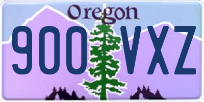 OR license plate 900VXZ