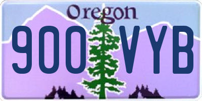 OR license plate 900VYB