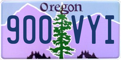 OR license plate 900VYI