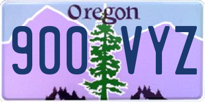 OR license plate 900VYZ