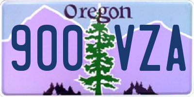 OR license plate 900VZA