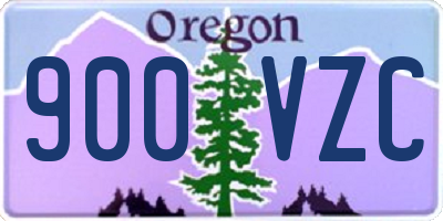 OR license plate 900VZC