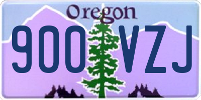 OR license plate 900VZJ