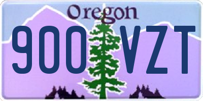 OR license plate 900VZT