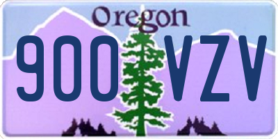 OR license plate 900VZV