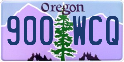OR license plate 900WCQ