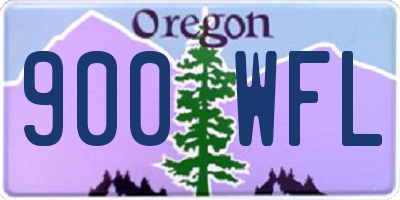 OR license plate 900WFL