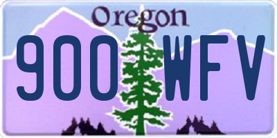 OR license plate 900WFV