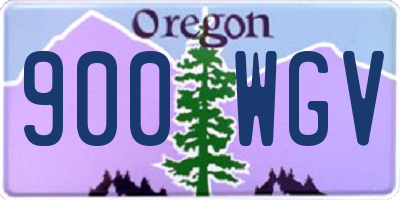 OR license plate 900WGV