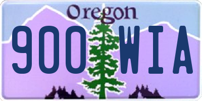 OR license plate 900WIA