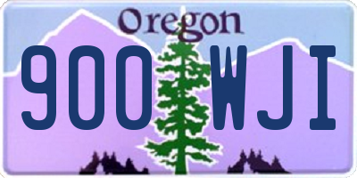 OR license plate 900WJI