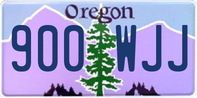 OR license plate 900WJJ
