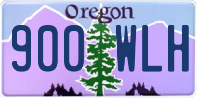 OR license plate 900WLH