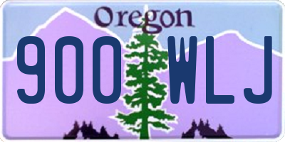OR license plate 900WLJ
