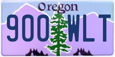 OR license plate 900WLT