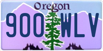 OR license plate 900WLV