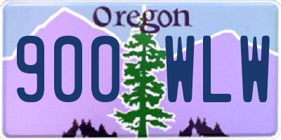 OR license plate 900WLW