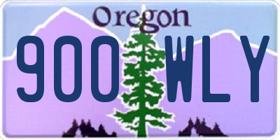 OR license plate 900WLY