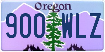 OR license plate 900WLZ