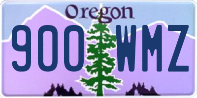 OR license plate 900WMZ