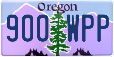 OR license plate 900WPP