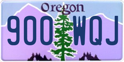 OR license plate 900WQJ