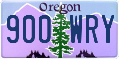 OR license plate 900WRY
