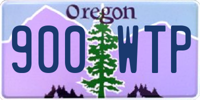 OR license plate 900WTP