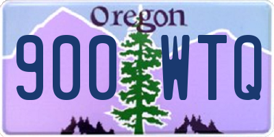 OR license plate 900WTQ