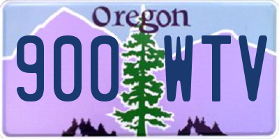 OR license plate 900WTV