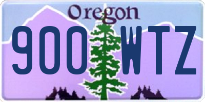 OR license plate 900WTZ