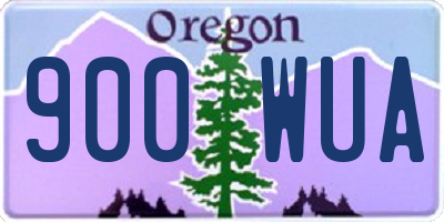 OR license plate 900WUA