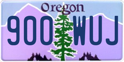 OR license plate 900WUJ