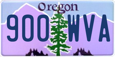 OR license plate 900WVA