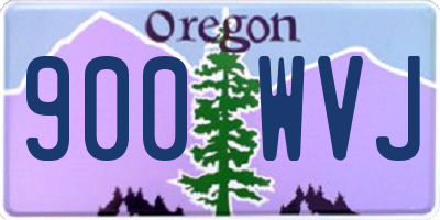 OR license plate 900WVJ