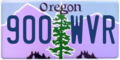 OR license plate 900WVR