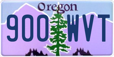 OR license plate 900WVT