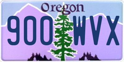 OR license plate 900WVX