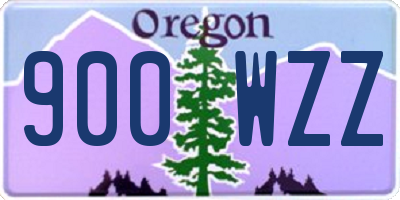 OR license plate 900WZZ