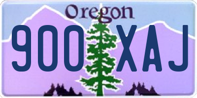 OR license plate 900XAJ