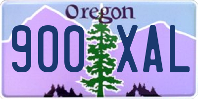 OR license plate 900XAL