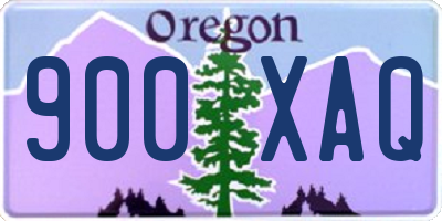 OR license plate 900XAQ