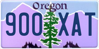 OR license plate 900XAT