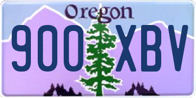 OR license plate 900XBV
