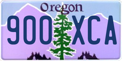 OR license plate 900XCA