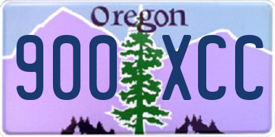 OR license plate 900XCC