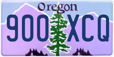 OR license plate 900XCQ