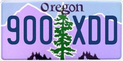 OR license plate 900XDD